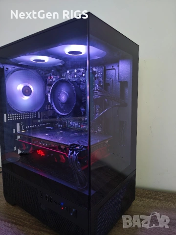 Бюджетен Геймърски Компютър / Ryzen 5 + RX 580 8GB / С ЧИСТО НОВИ ЧАСТИ!