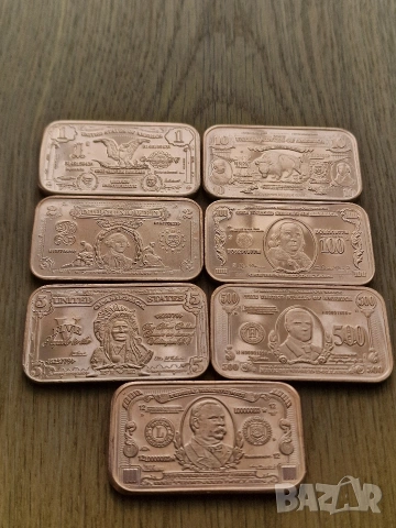 💵 1 oz медна монета – 999 медно кюлче copper coin copper bar, снимка 7 - Нумизматика и бонистика - 54685334