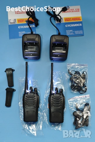 Baofeng BF-888S Пълен комплект два броя радиостанция/слушалки, снимка 4 - Друга електроника - 54480783