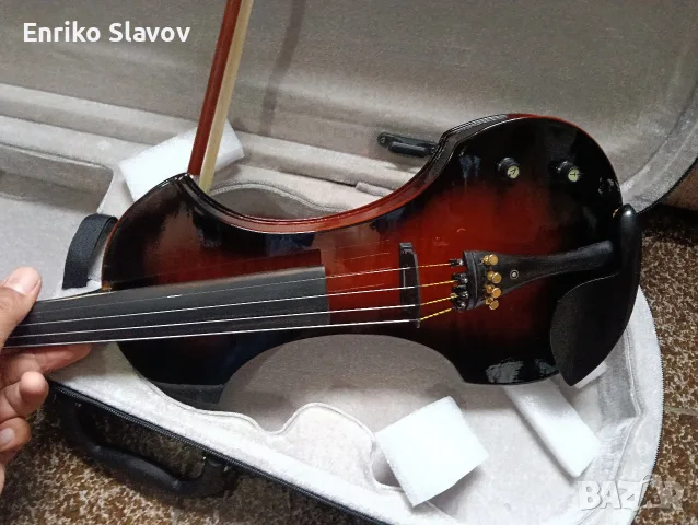 Цигулка electric Violin , снимка 11 - Струнни инструменти - 55437248
