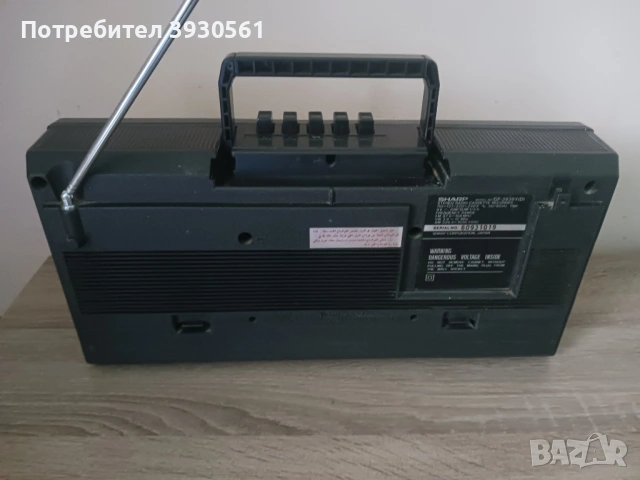 Радиокасетофон SHARP GF-3939, снимка 4 - Радиокасетофони, транзистори - 54750776