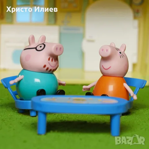 Къщата на Пепа Пиг с обзавеждане Колата на Пепа пиг Peppa pig фигури, снимка 8 - Фигурки - 55298334