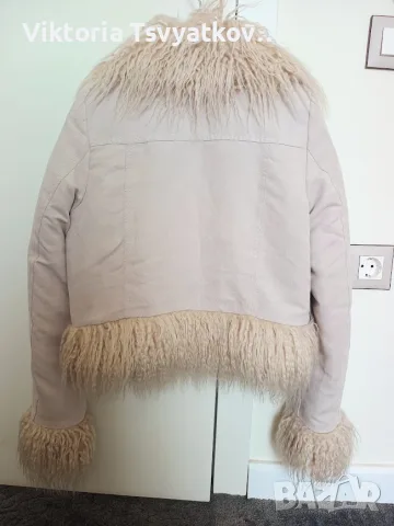 Дамски якета H&M: Дънкови якета и палто с пух, снимка 5 - Якета - 55574202