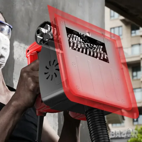 Електрическа шлайфмашина 1200W 3000RPM 220V Ренде за стени, снимка 6 - Шлайфмашини - 55330109
