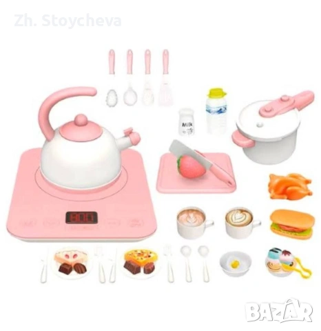 Комплект кухненски играчки за деца 42 части, снимка 2 - Играчки за стая - 54392966