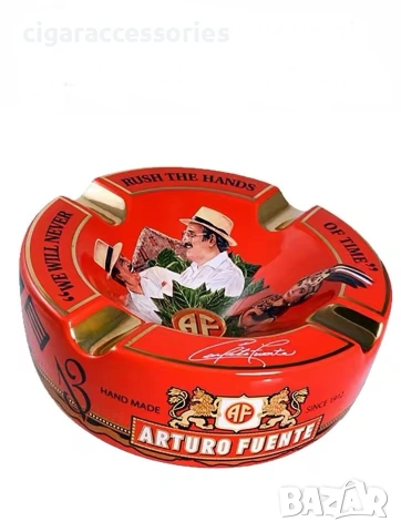 Arturo Fuente пепелник за пури – 4 места, керамика, подаръчна кутия, снимка 2 - Табакери - 53891201