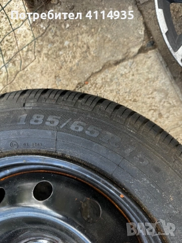 Джанти с гуми 15”, снимка 2 - Гуми и джанти - 54399471