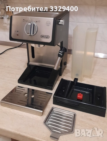 Еспресо кафемашина DELONGHI ECP 35.31- за ремонт или за части на части, снимка 6 - Кафемашини - 54337949
