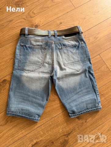 Мъжки къси дънки BERSHKA и MADE BY US, снимка 8 - Къси панталони - 55010416