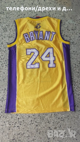 LA Lakers Kobe Bryant 24 Home Jersey (S) като нов, снимка 2 - Спортни дрехи, екипи - 54767634