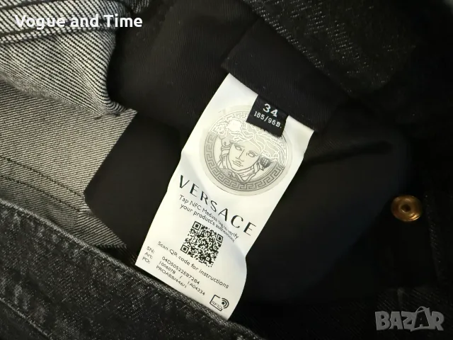 Дънки Versace размер 34, снимка 5 - Дънки - 55640339