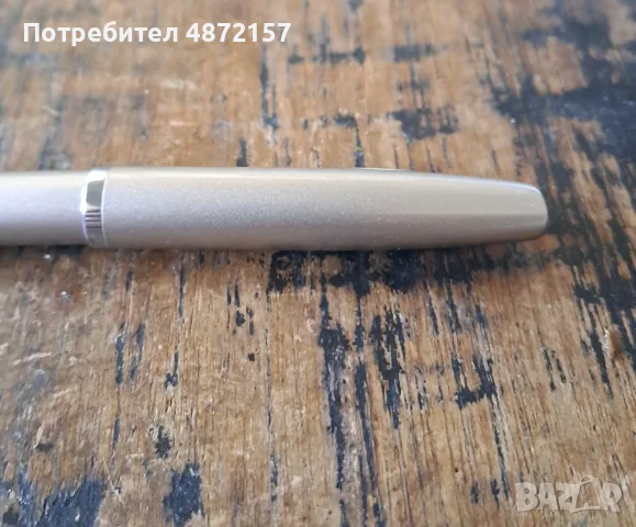 писалка Пеликан Pelikan бежова и сребрист метал в кутия, снимка 11 - Ученически пособия, канцеларски материали - 55576885