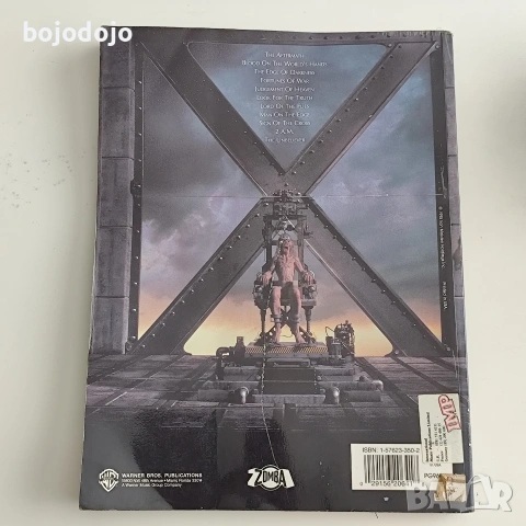 Iron Maiden - The X Factor Guitar Tab Edition , снимка 2 - Други музикални жанрове - 54725447