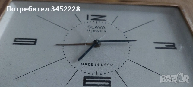 Часовник настолен механичен , снимка 3 - Антикварни и старинни предмети - 54169188