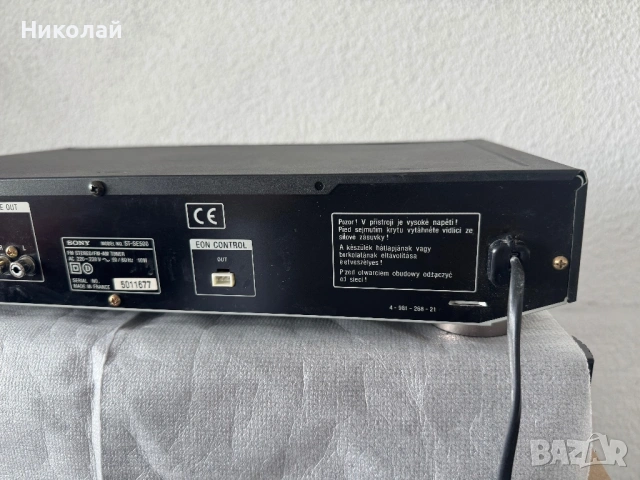 SONY ST-SE500 СТЕРЕО ТУНЕР, снимка 10 - Ресийвъри, усилватели, смесителни пултове - 54618151