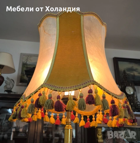 Лампион от оникс и месинг, снимка 9 - Лампиони - 54890314