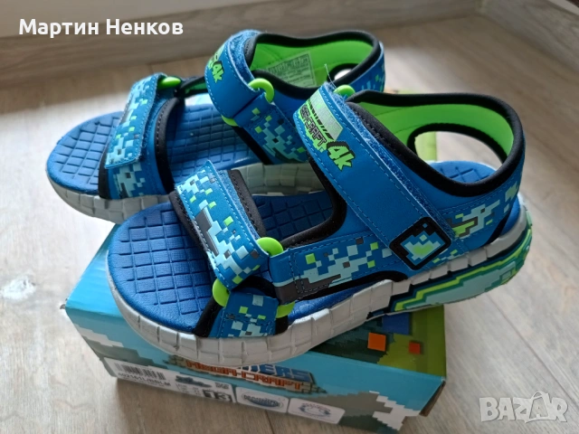 Сандали Sketchers Minecraft 30 номер, снимка 4 - Детски сандали и чехли - 54653607