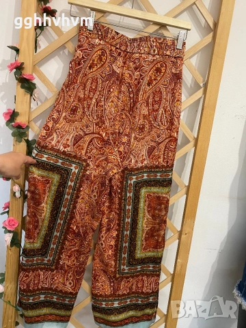 Прав сатенен панталон на Zara, снимка 3 - Панталони - 54359718