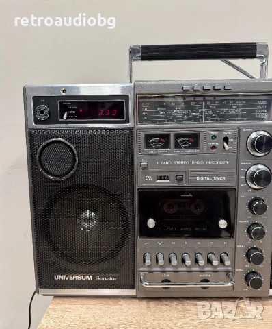 🔊Ретро масивен радиокасетофон Boombox Universum Senator 8800 - (SANYO)🔊, снимка 2 - Радиокасетофони, транзистори - 54601185