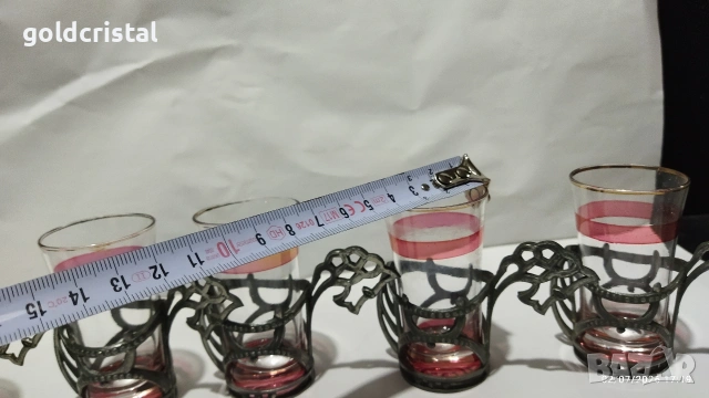 стари руски стакани подстакани , снимка 5 - Антикварни и старинни предмети - 17542456