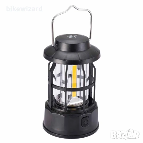 LED COB къмпинг фенер с батерия, димируема  светлина НОВА