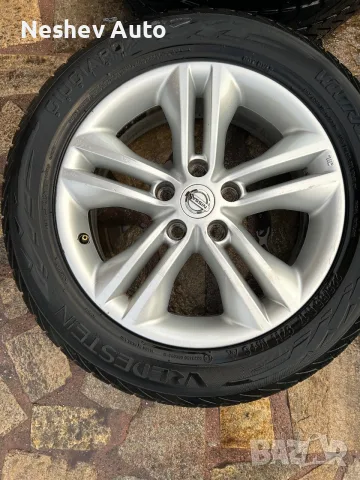 4бр. алуминиеви джанти от Nissan Juke 17 цола., снимка 5 - Гуми и джанти - 55579637