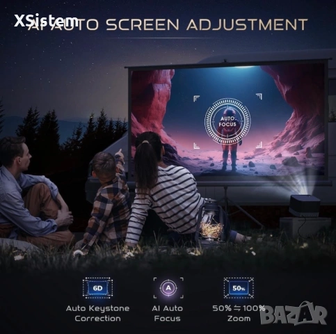 Смарт видеопроектор AURZEN BOOM 3, снимка 5 - Друга електроника - 54306816