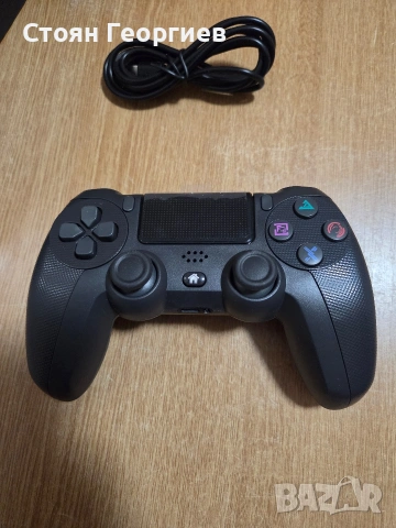 Безжичен контролер за игри, съвместим с PS4, PS3, PC, снимка 2 - Аксесоари - 54496135