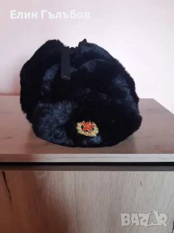 Ушанка мъжка, зимна с естествен косъм, чисто нова , снимка 9 - Шапки - 55623463