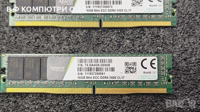 МИНИ Рам памет Apacer , снимка 2 - RAM памет - 55219114