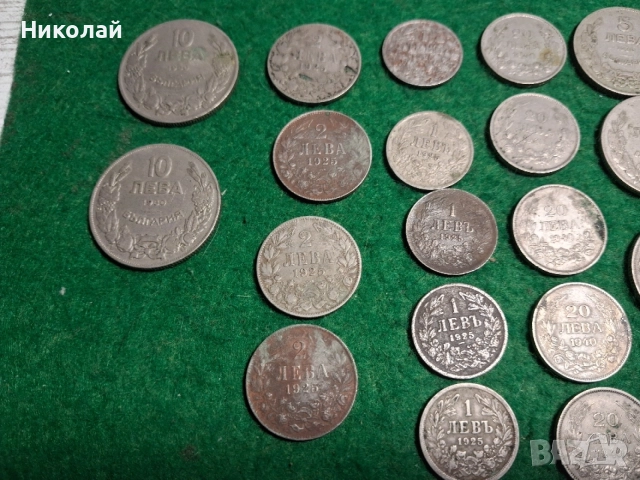 Лот 30 броя Монети Царство България, снимка 2 - Нумизматика и бонистика - 54610593