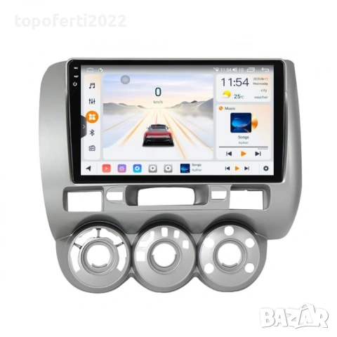 Мултимедия за Honda Jazz (2002-2007) Навигация CarPlay Android Auto + Подарък Камера, снимка 2 - Аксесоари и консумативи - 54941679
