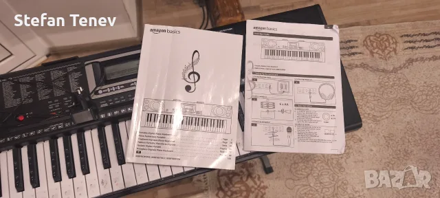 🎹 Преносимо дигитално пиано / Синтезатор Amazon Basics JK-80 (61 клавиша) – Като ново!, снимка 3 - Синтезатори - 55423990