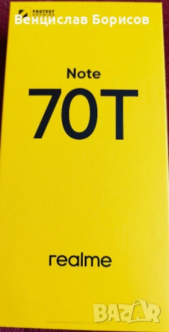 НОВ Realme Note 70T Beach Gold 4 GB RAM, 128 GB ROM 