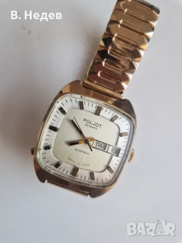 POLJOT, 23 jewels, automatic, cal 2627.2H, каса 35x40мм! USSR, TOP!
