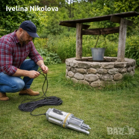 Дебит - Помпа за чиста вода с горно засмукване за дълбоки кладенци 1500W 1100L, снимка 7 - Други - 54696152
