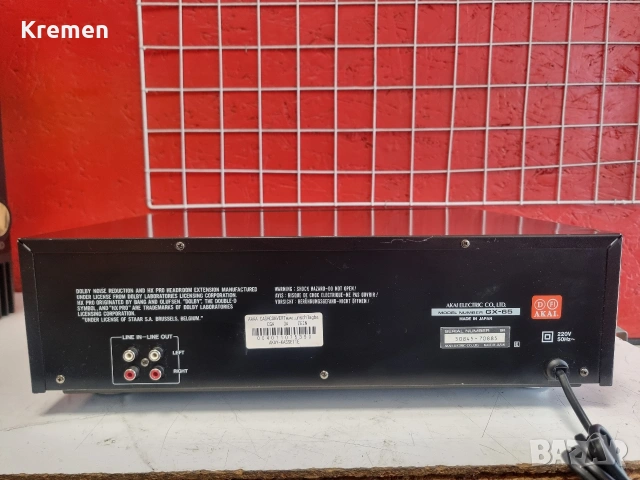 Дек AKAI CX-65, снимка 6 - Декове - 55043318