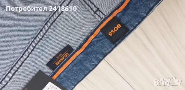 Hugo Boss Candiani Denim  Slim Fit Jeans Short  Mens Size 36 НОВО! ОРИГИНАЛ! Мъжки Къси Дънкови Пант, снимка 10 - Къси панталони - 54441519