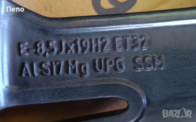 Оригинални джанти 19 цола за Audi A5 S5 A6 , снимка 5 - Гуми и джанти - 54320439