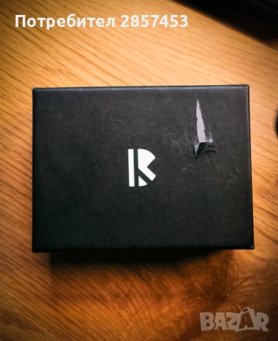 BEWMER RFID card case slim wallet / money clip / black / нов