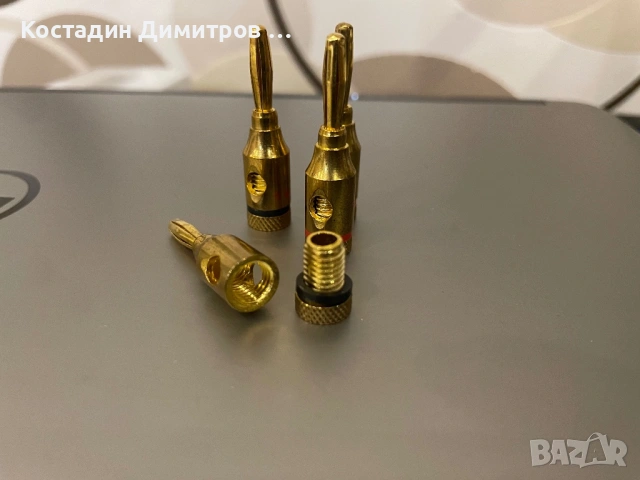 8 бр. Конектор за Тонколони тип банан , снимка 4 - Други - 54072468