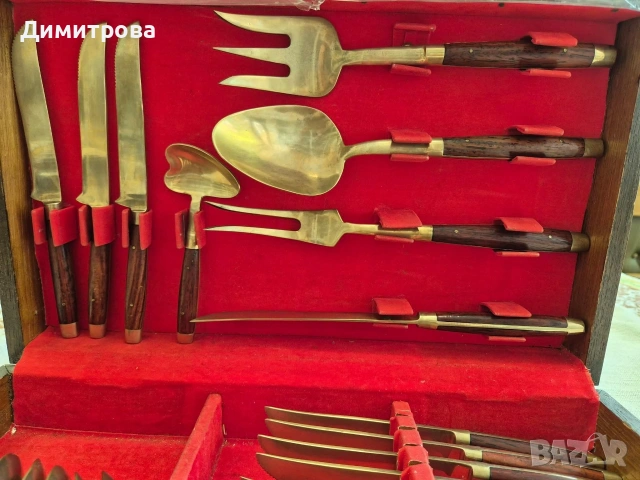 Комплект прибори за хранене , снимка 17 - Прибори за хранене, готвене и сервиране - 54706663