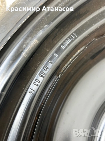 2170602. Резервна гума Тойота аурис.  125/70 R17. Патерица  5x114,3, снимка 10 - Гуми и джанти - 54918372