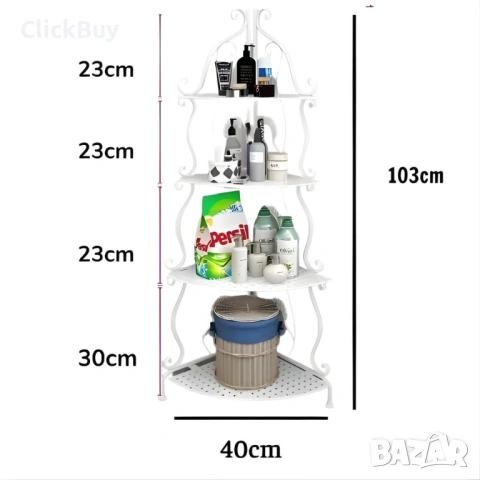 Елегантен ъглов рафт – стилно решение за максимално използване на пространството, снимка 4 - Декорация за дома - 54120535