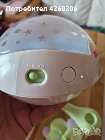 Музикална въртележка и проектор Fisher-Price 3 в 1, снимка 3 - Други - 55662506