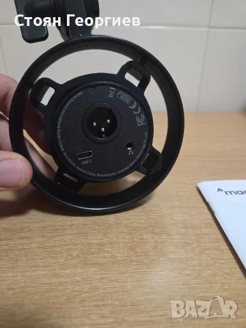 динамичен микрофон Maono PD300X, който предлага двоен интерфейс за свързване чрез USB-C или XLR., снимка 2 - Микрофони - 55595699