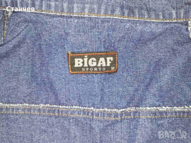 Класическо дамско дънково яке BiGAF Sports – Размер M, снимка 3 - Якета - 54933519