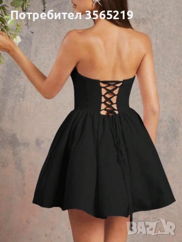 Дамска рокля тип корсет - размер L (40/42), снимка 2 - Рокли - 54292840