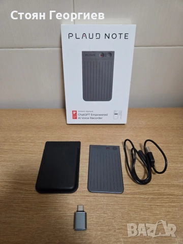 Plaud Note AI устройство за запис на глас/диктофон с калъф, снимка 2 - Друга електроника - 54317136