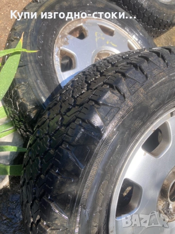 Гуми Офроуд Goodyear 205/70/15 с джанти Ауди 5х112, снимка 2 - Гуми и джанти - 55231714